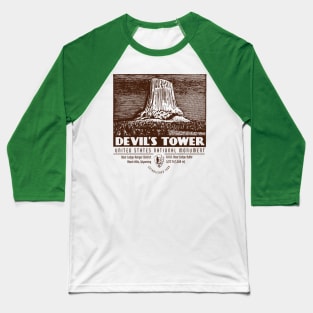 Devil's Tower Baseball T-Shirt